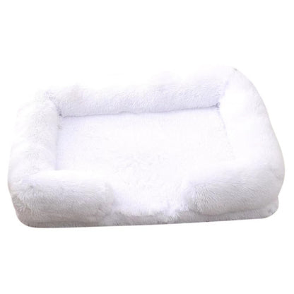 Cat Kennel Plush Round Pet Kennel Pet Bed Pet Supplies