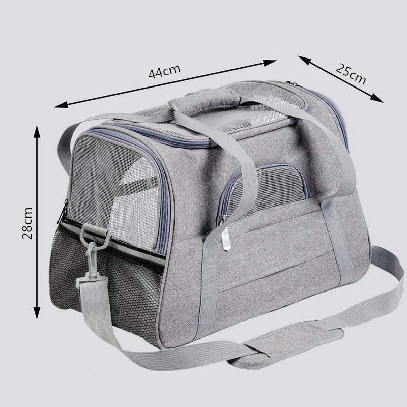 Pet travel handbag for cats