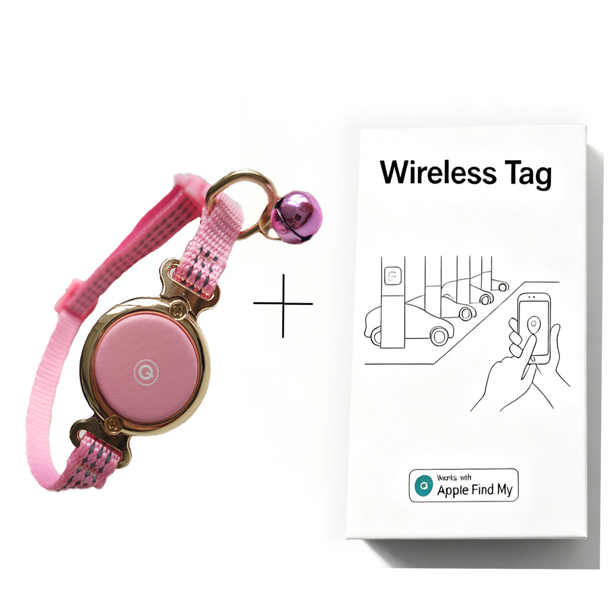 GPS Pet Tracking Collar with Airtag Compatibility