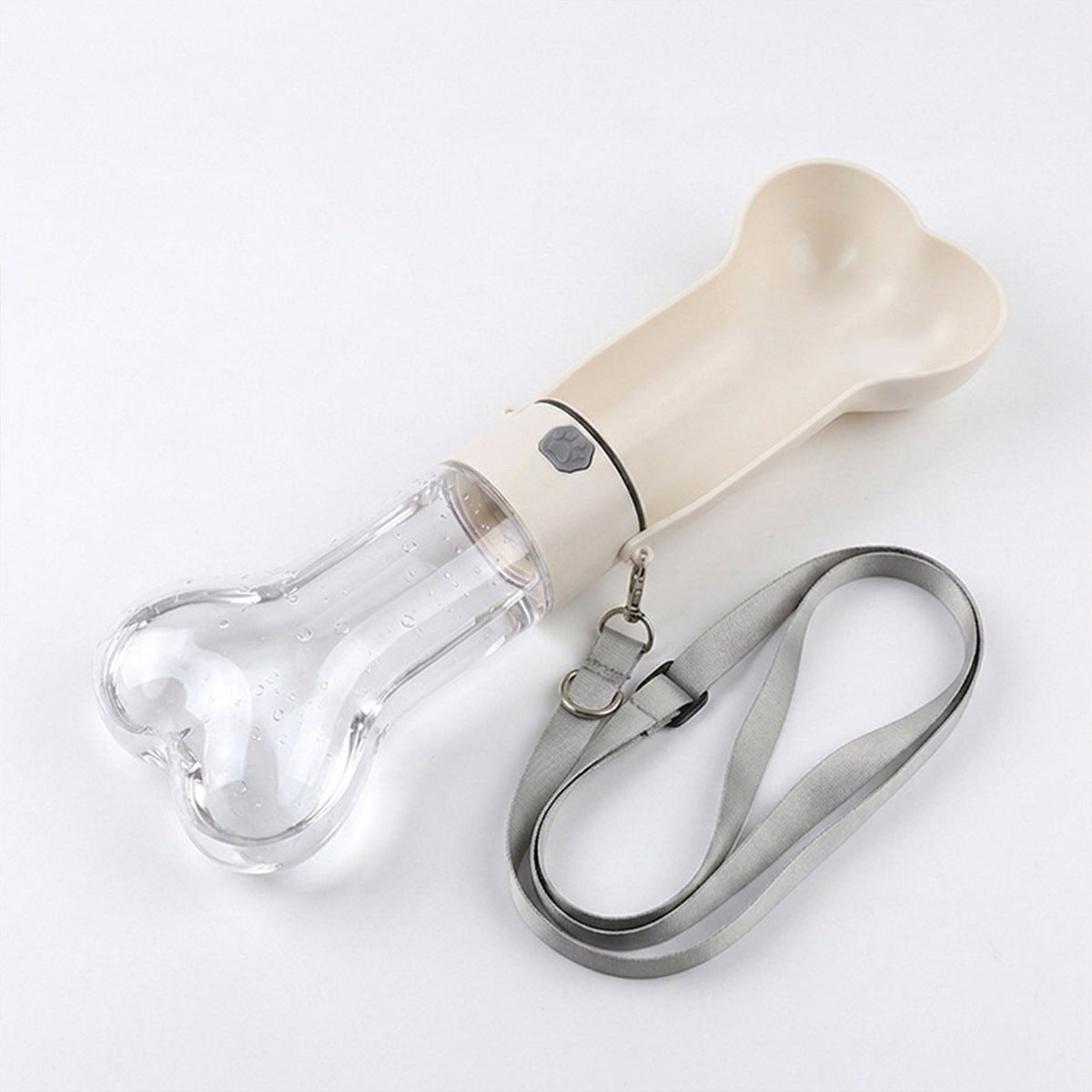 Flip-top folding water bottle
