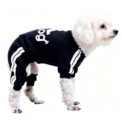 Buttoned Four-Legged Hoodie for Cats and Dogs