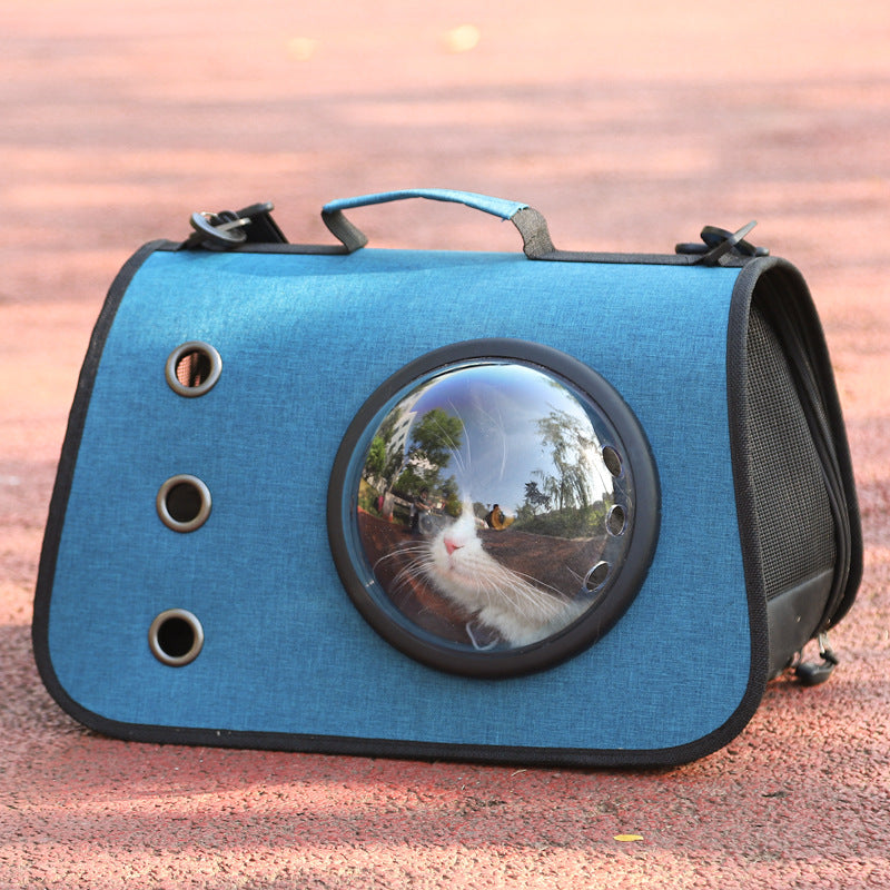 Portable Cat Carrier with Airy Mesh