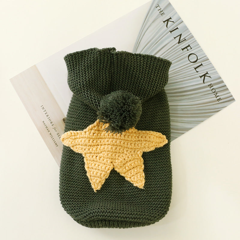 Star Patterned Pet Sweater