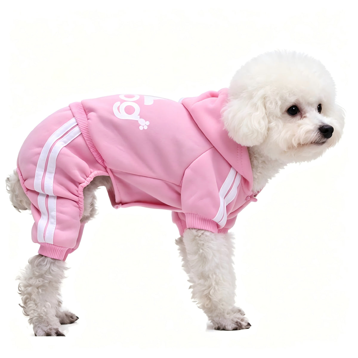 Buttoned Four-Legged Hoodie for Cats and Dogs