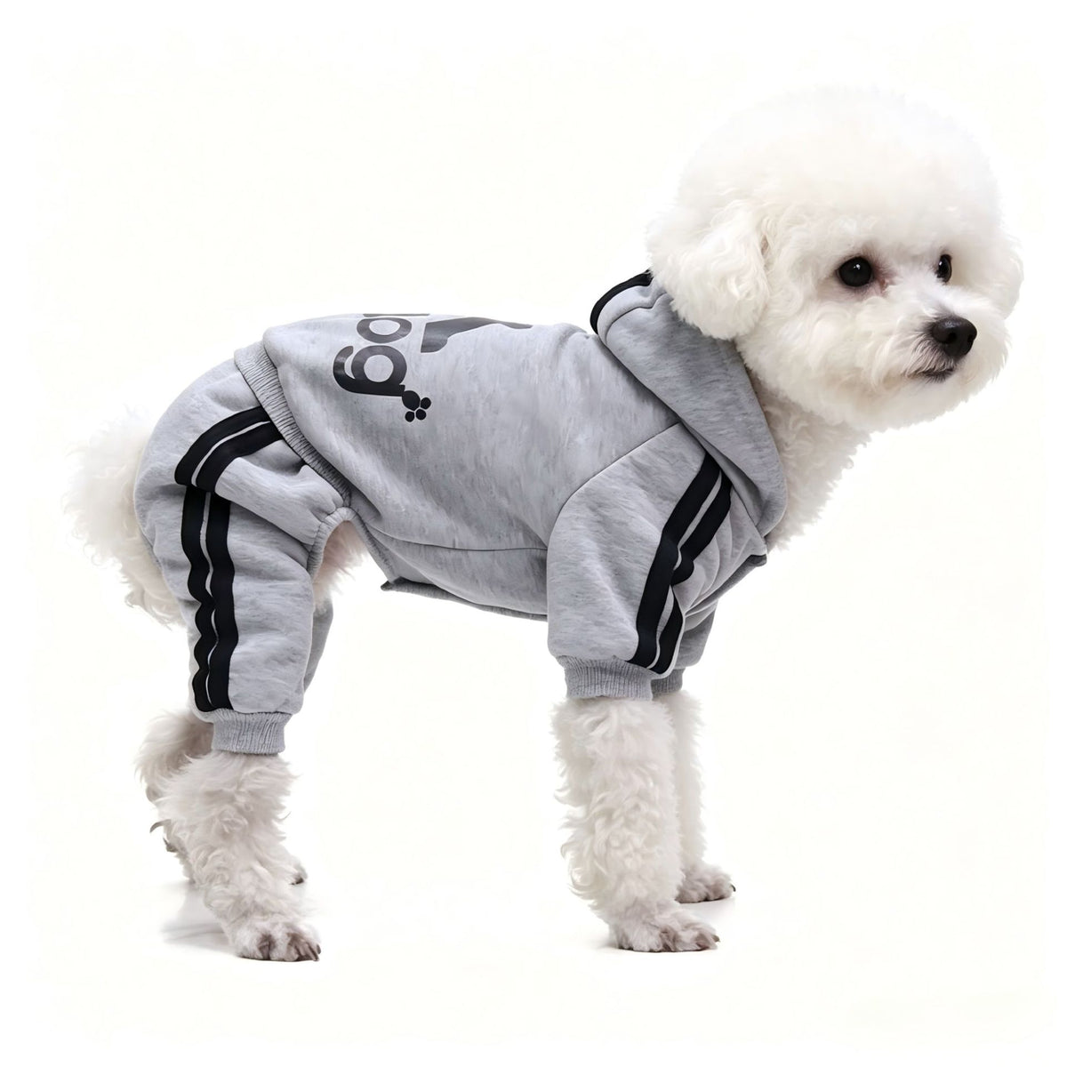 Buttoned Four-Legged Hoodie for Cats and Dogs