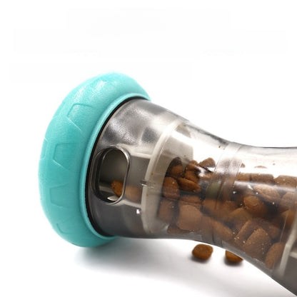 Pet treat-dispensing toy