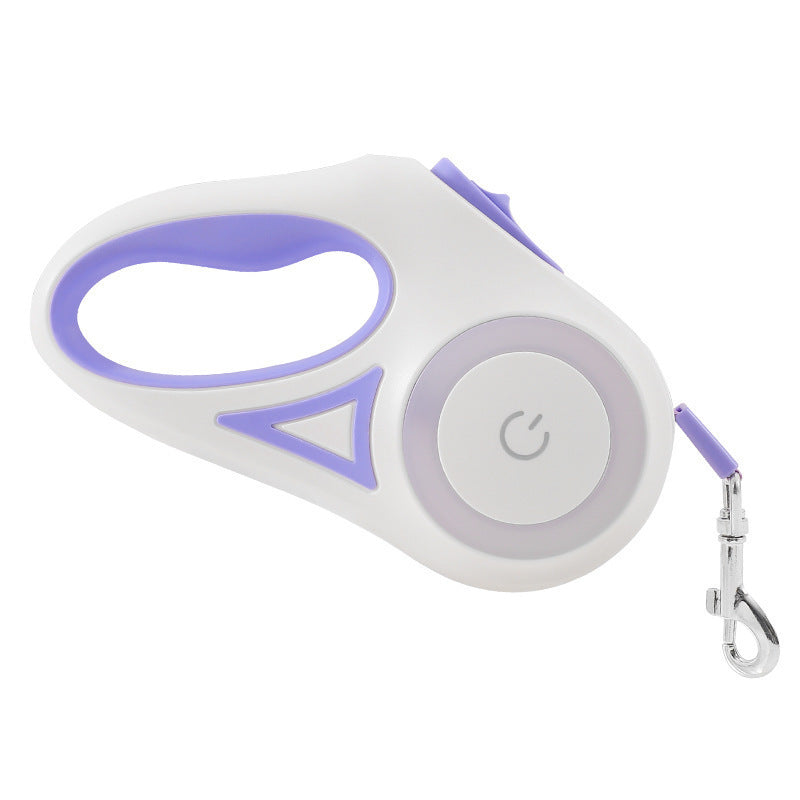LED Illuminated Retractable Dog Leash