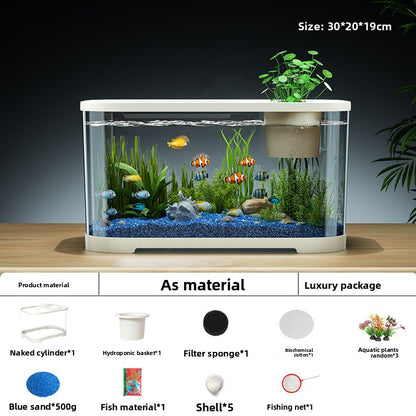 Desktop Fish Tank with Cover