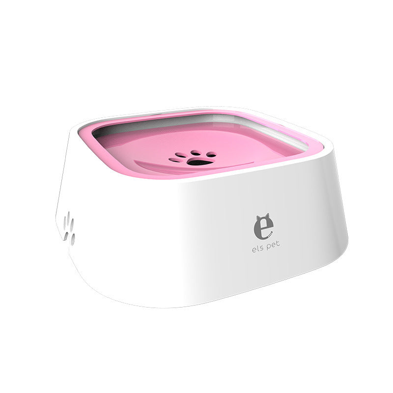 Pet floating bowl keeps the mouth dry