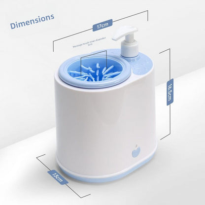 Pet Electric Foot Cleaning Cup with Massage Brush