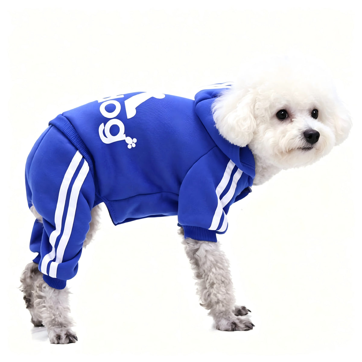 Buttoned Four-Legged Hoodie for Cats and Dogs