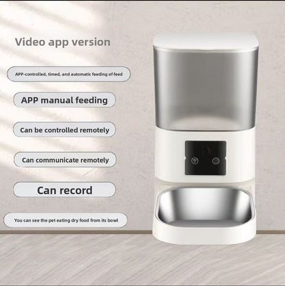 Automatic Pet Feeder with Video Monitoring