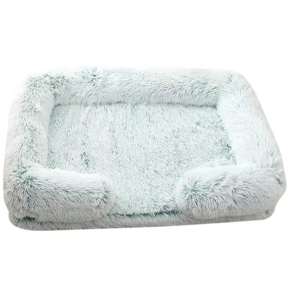 Cat Kennel Plush Round Pet Kennel Pet Bed Pet Supplies