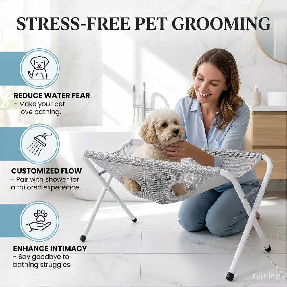 Foldable Pet Grooming Bath Stand