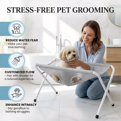 Foldable Pet Grooming Bath Stand