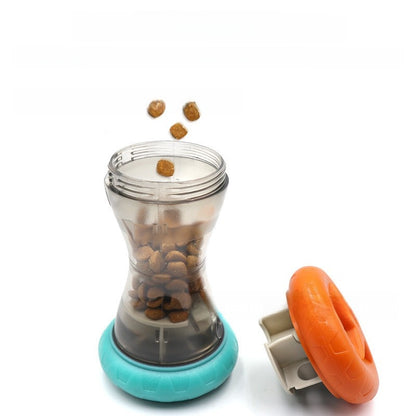 Pet treat-dispensing toy