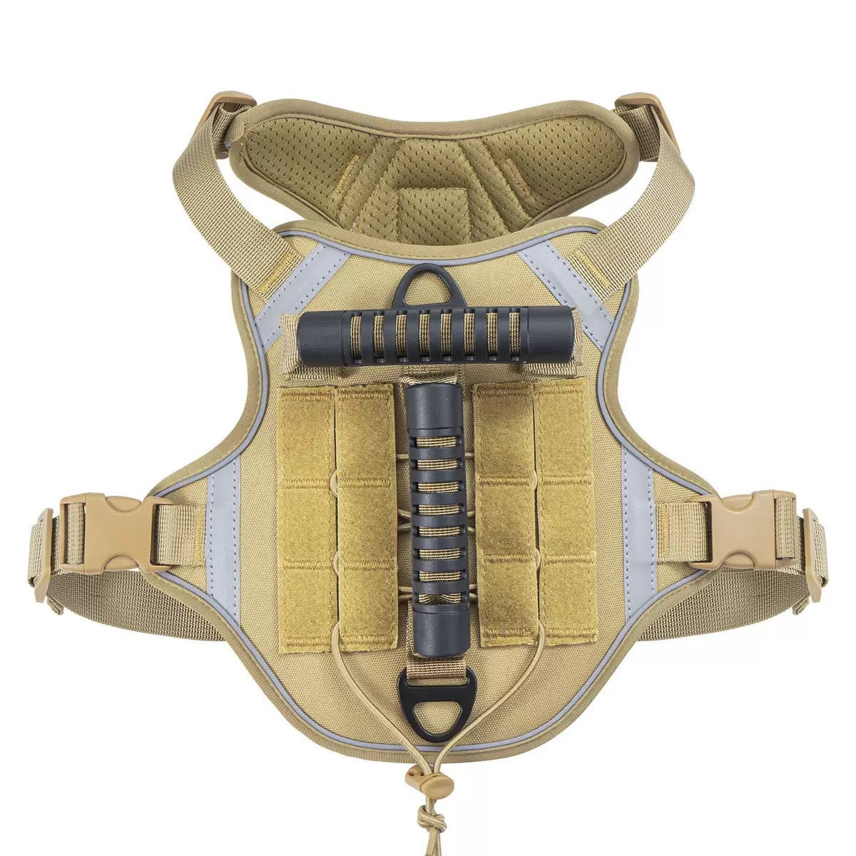 Dog Tactical Vests with Chest Back Belts and Traction Rope Set