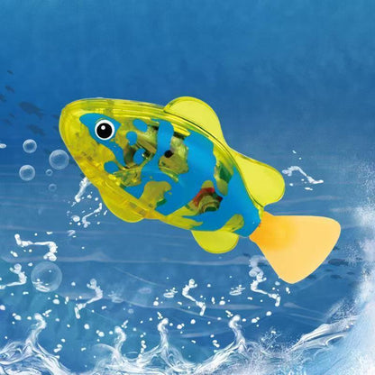 Interactive LED Swimming Fish Toy
