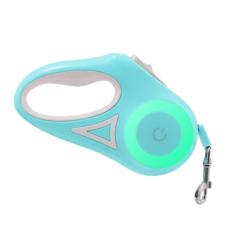 LED Illuminated Retractable Dog Leash