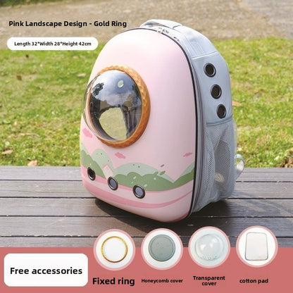 Space Capsule Pet Backpack Carrier