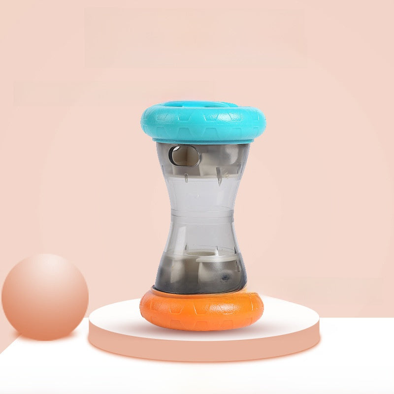 Pet treat-dispensing toy