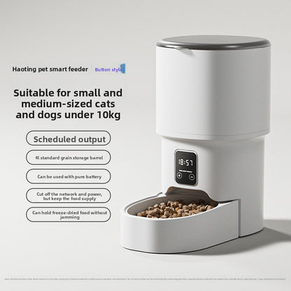 Automatic Pet Feeder with WiFi and Timer Control
