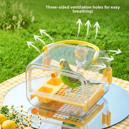 Portable Transparent Bird Cage