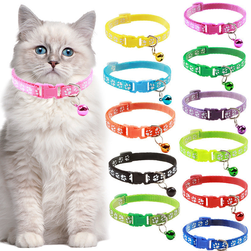 Collar cat bell guard