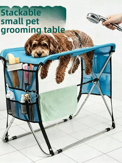 Foldable Pet Grooming Table for Cats and Dogs