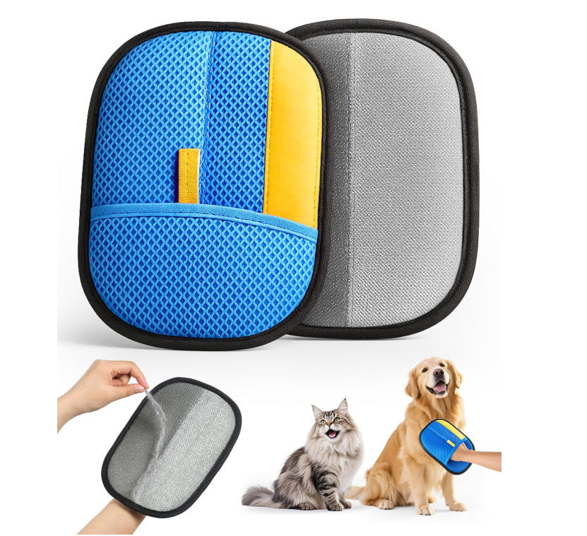Pet Hair Removal Gloves with Static Control
