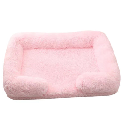 Cat Kennel Plush Round Pet Kennel Pet Bed Pet Supplies