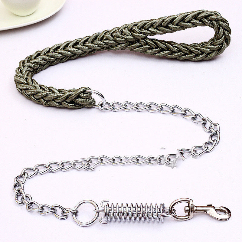 Chic Hand-Woven Dog Leash