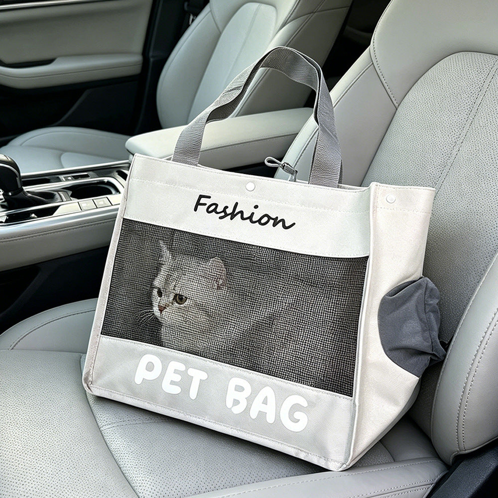 Portable Pet Carrier Bag with Breathable Mesh