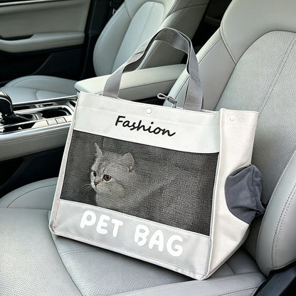 Portable Pet Carrier Bag with Breathable Mesh