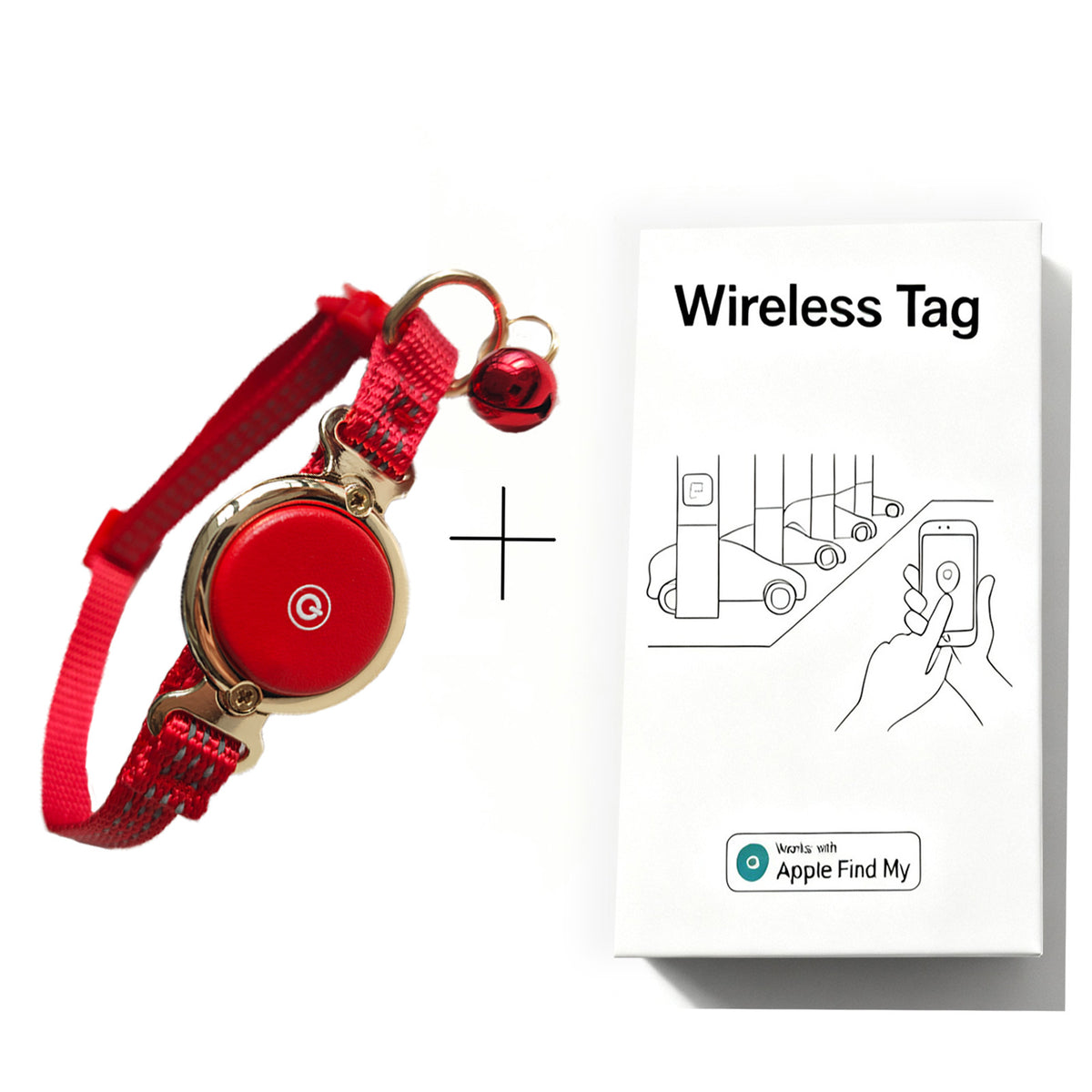 GPS Pet Tracking Collar with Airtag Compatibility