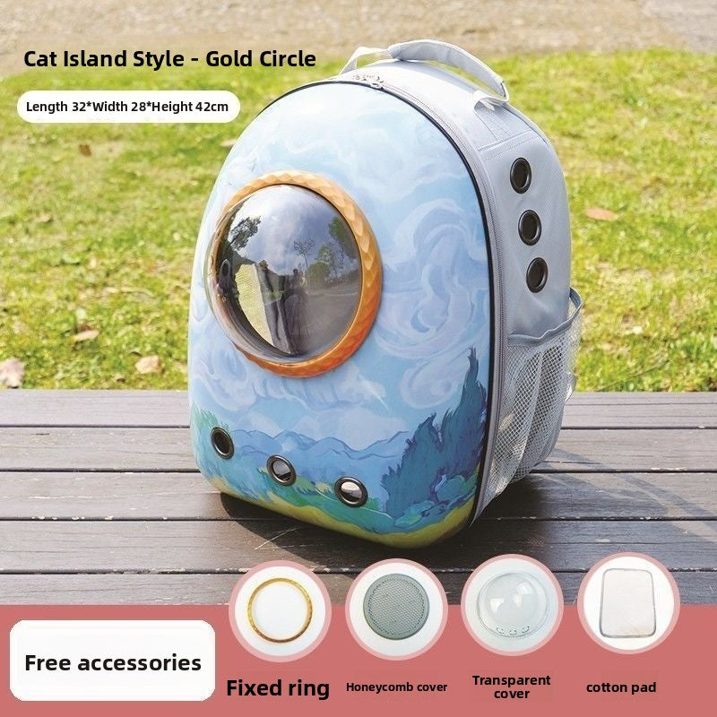 Space Capsule Pet Backpack Carrier