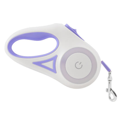 Automatic Retractable Dog Leash with Light